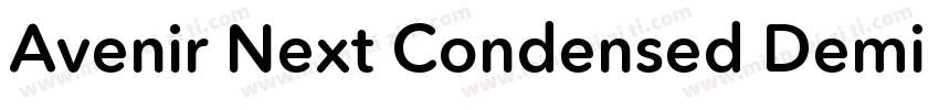 Avenir Next Condensed Demi Bold Ita字体转换